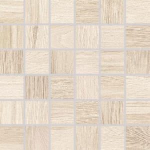 RAKO BOARD mozaika drewnopodobna set 30x30 cm 5x5 jasnobeżowa DDM06141 gładki-mat e-kafelek