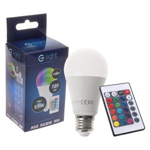 ŻARÓWKA LED 9W RGB + PILOT - obrazek 3