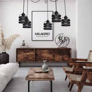 Lampa wisząca LARS BLACK 5xE27 - obrazek 3