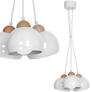 Lampa wisząca DAMA WHITE 3xE27 - obrazek 1