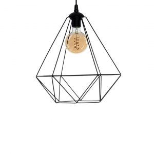 Lampa wisząca BASKET BLACK 1xE27 - obrazek 4