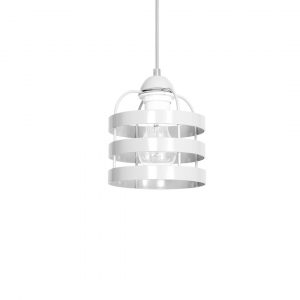 Lampa wisząca LARS WHITE 1xE27 - obrazek 4