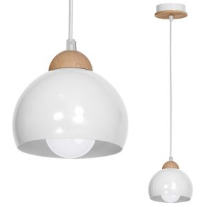 Lampa wisząca DAMA WHITE 1xE27 - obrazek 1