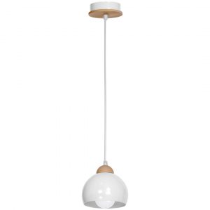 Lampa wisząca DAMA WHITE 1xE27 - obrazek 2