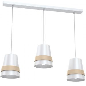 Lampa wisząca VENEZIA WHITE 3xE27 - obrazek 2