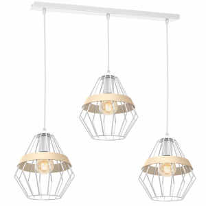 Lampa wisząca CLIFF WHITE 3xE27 - obrazek 4