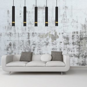 Lampa wisząca JOKER BLACK/GOLD 5xGU10 - obrazek 3