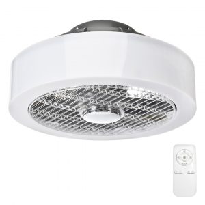 Plafoniera LED MISTRAL 45W z wentylatorem klosz mleczny - obrazek 4