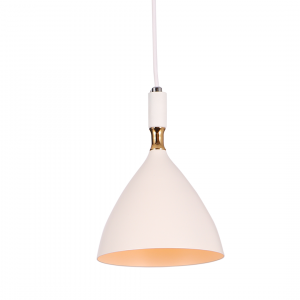 Lampa wisząca OTTO WHITE/GOLD 1xE27 - obrazek 3