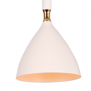 Lampa wisząca OTTO WHITE/GOLD 1xE27 - obrazek 4