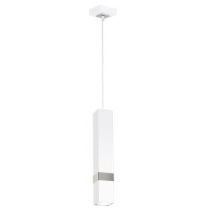 Lampa wisząca VIDAR WHITE/CHROME 1xGU10 - obrazek 2