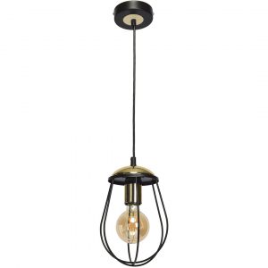 Lampa wisząca OLIMP BLACK / GOLD 1xE27 60W - obrazek 2