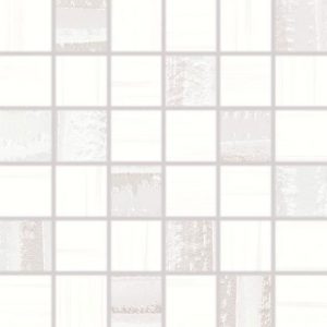 EASY mozaika set 30x30 cm 30x30 biała WDM05060 szkliwiona matowa e-kafelek