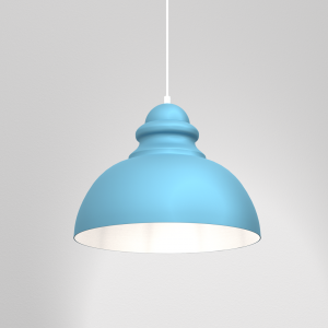 Lampa wisząca CORIN BLUE 1xE27 - obrazek 3